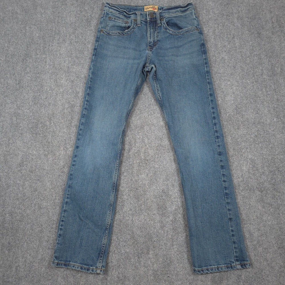 Wrangler 20X Jeans Mens 28x32 Blue Western Slim Straight Style 44 Whiskered